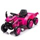 preview thumbnail 23 of 98, 12V Kids Electric Tractor with Safety Belt, Bluetooth, and Music