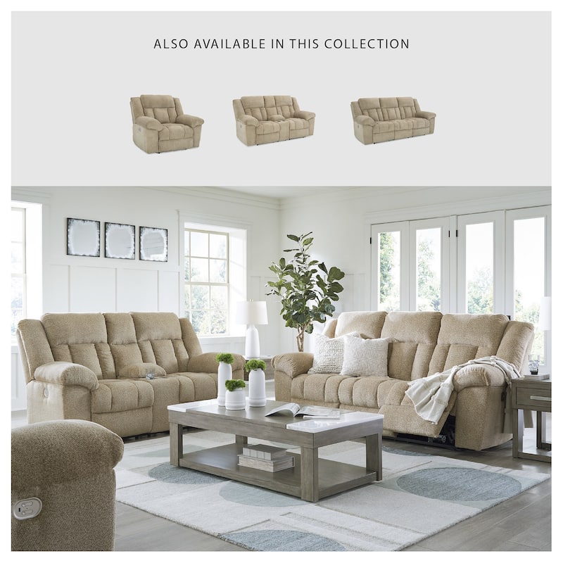 Signature Design by Ashley Tip-Off Power Reclining Loveseat - 80"W x 42"D x 45"H