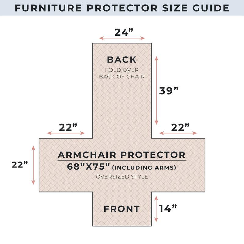 Reversible Chair Cover Quilted Pet Furniture Protector Slipcover