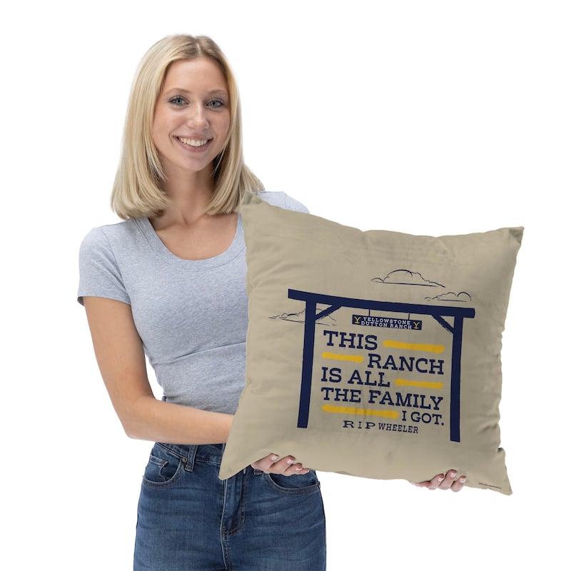 Paramount Yellowstone 18 Inch Throw Pillow
