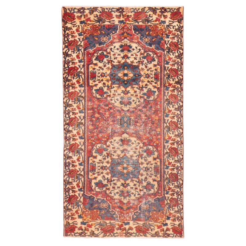 ECARPETGALLERY Hand-knotted Konya Anatolian Red Wool Rug - 5'1 x 10'0
