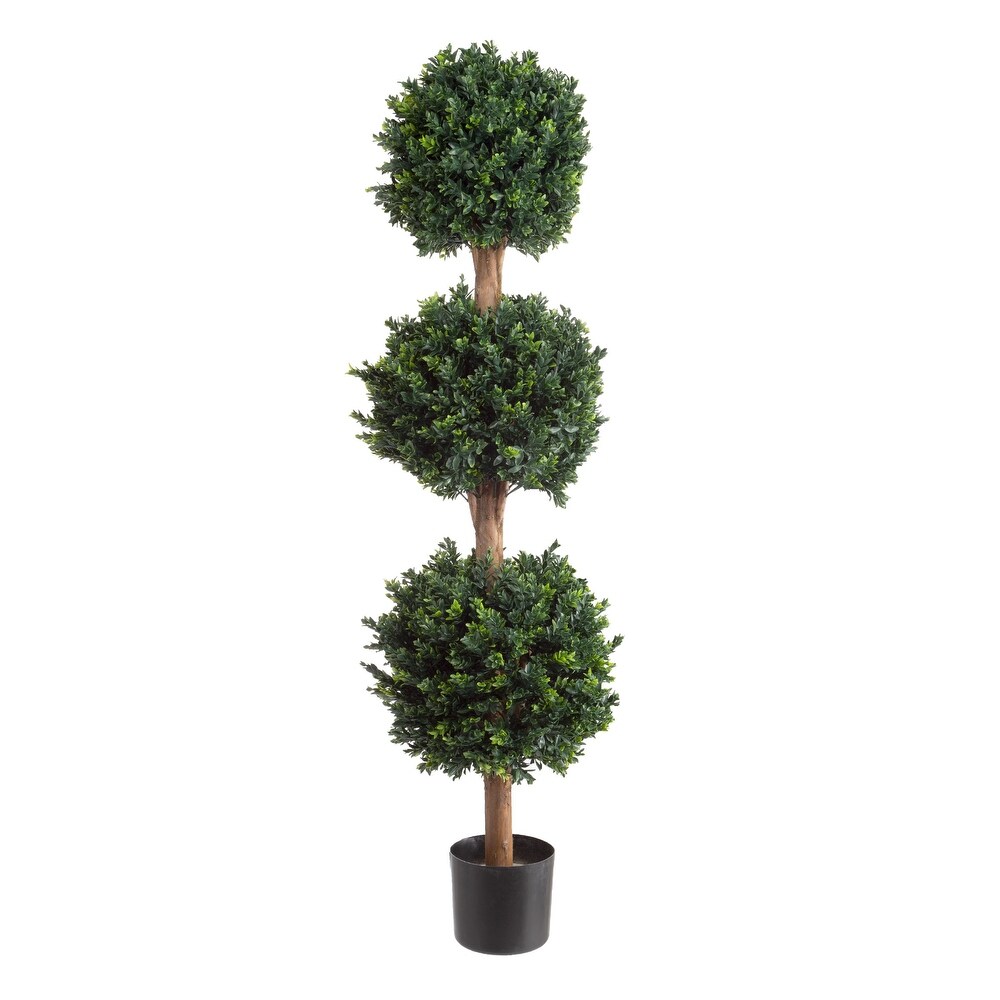 Set of 12 Boxwood Topiary Greenery Ball 3.5in - 3.5 L x 3.5 W x 3.5 DP -  Bed Bath & Beyond - 36580003