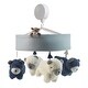 preview thumbnail 4 of 3, Lambs & Ivy Signature Montana Blue/White Bears Woodland Theme Musical Baby Crib Mobile