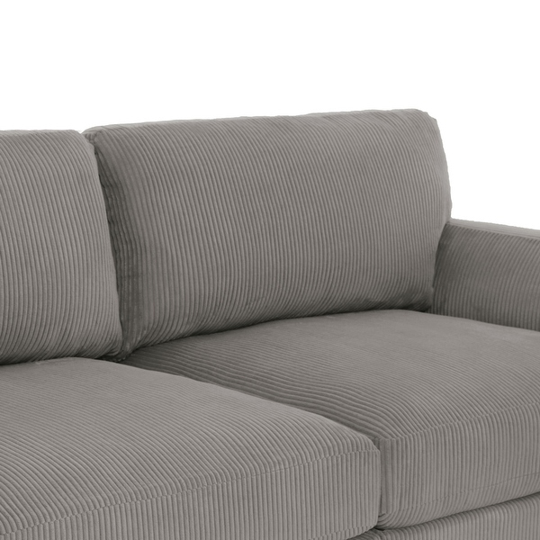 Modern 90 inch Sofa Comfy Corduroy Deep Seats Sofa On Sale Bed Bath Beyond 39860153