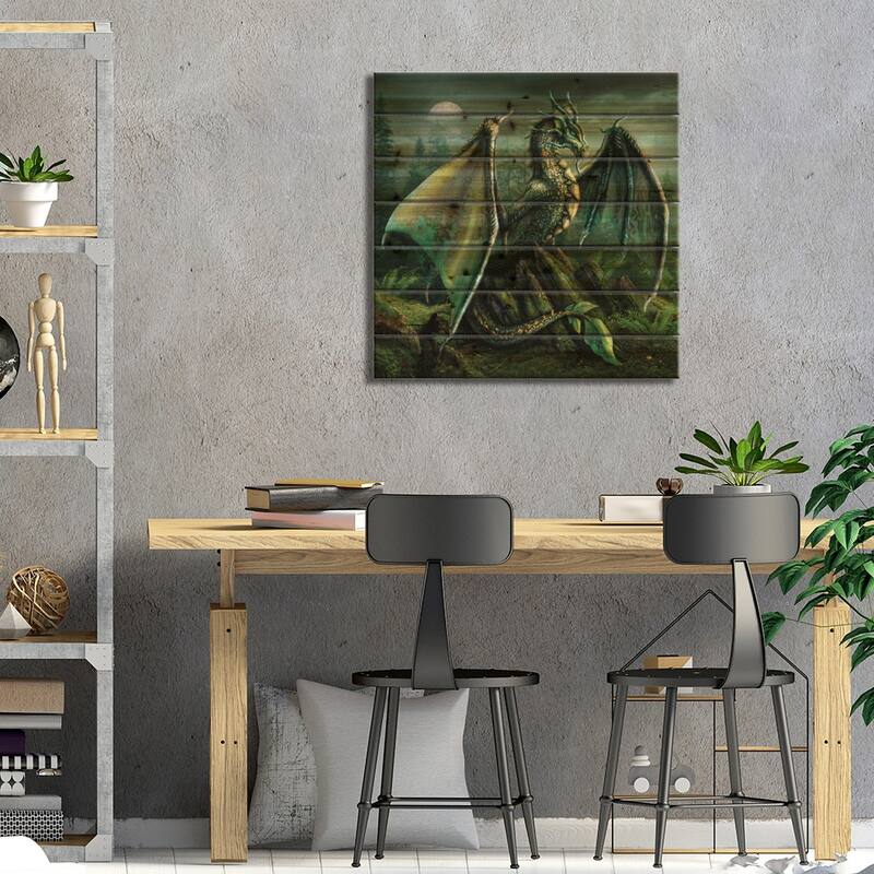 Garwin II Print On Wood by Sarah Richter - Multi-Color