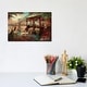preview thumbnail 5 of 6, iCanvas "The River Cafe" by Ruane Manning Canvas Print 8x12x0.75