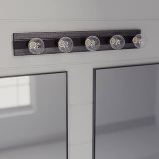 Hunter Donelson Vanity Wall Light - Rustic, Farmhouse - Damp Rated!