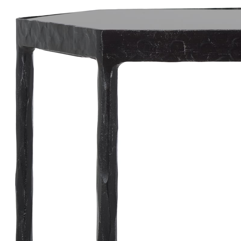 SAFAVIEH Couture Galvin Marble Top Drink Table - 11"W x 12"D x 24"H
