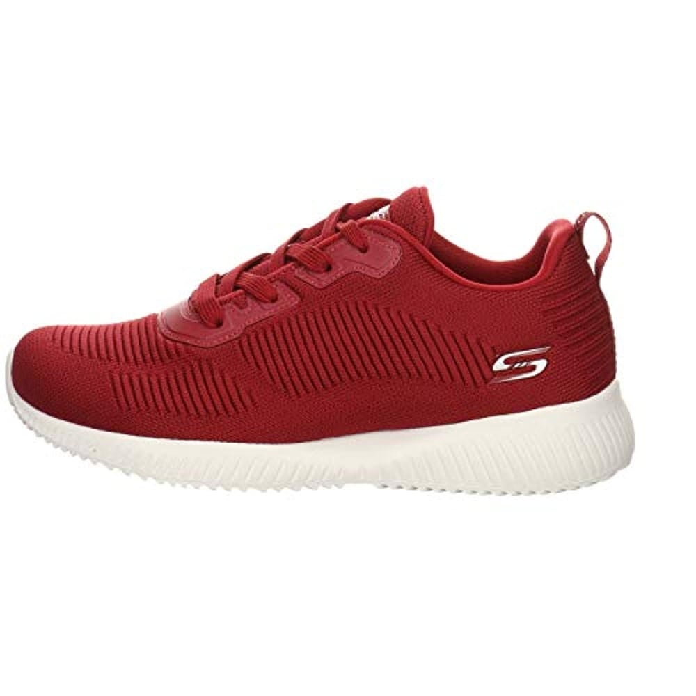 womens red skechers
