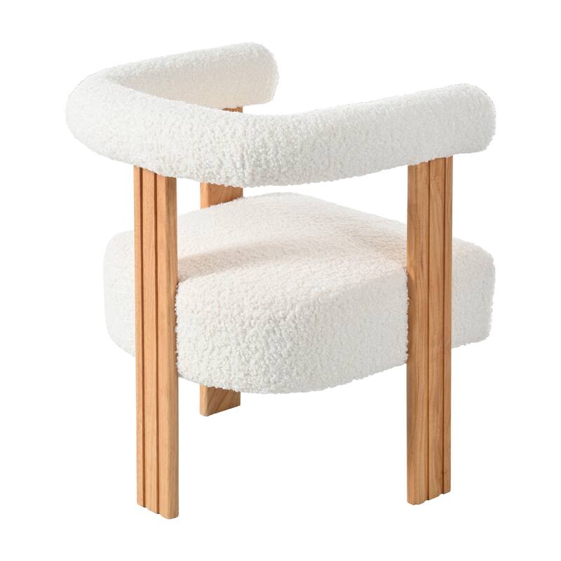 25" Upholstered Barrel Accent Chair