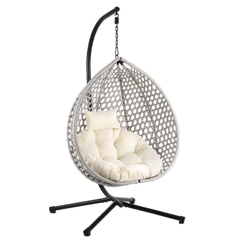 Versatile Hanging Egg Chair for Indoor and Outdoor Use