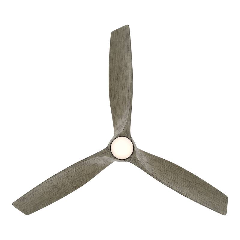 Zephyr 72" 3-Blade Indoor/Outdoor Smart Fan in Graphite Weathered Wood w/ Selectable LED (2700K-5000K) & Remote