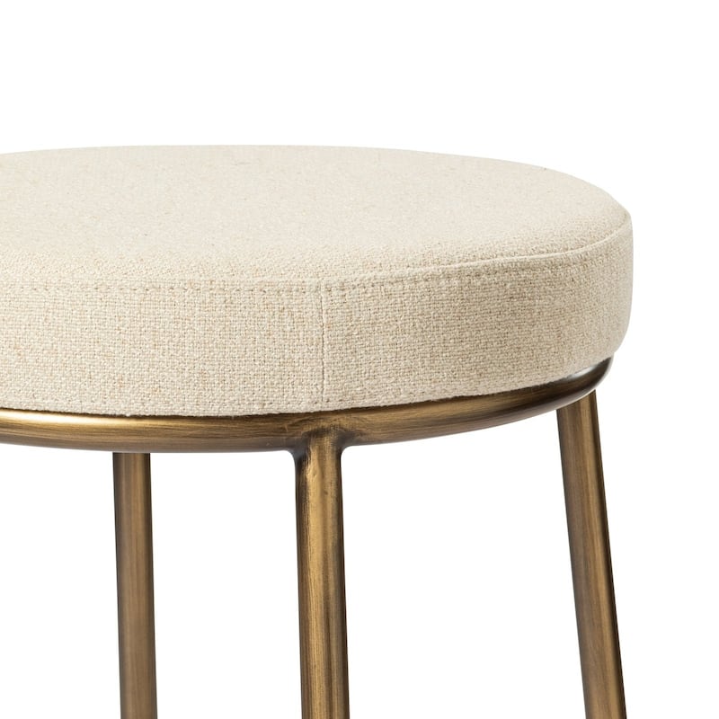 Maven Lane Stella Metal Kitchen Dining Stool