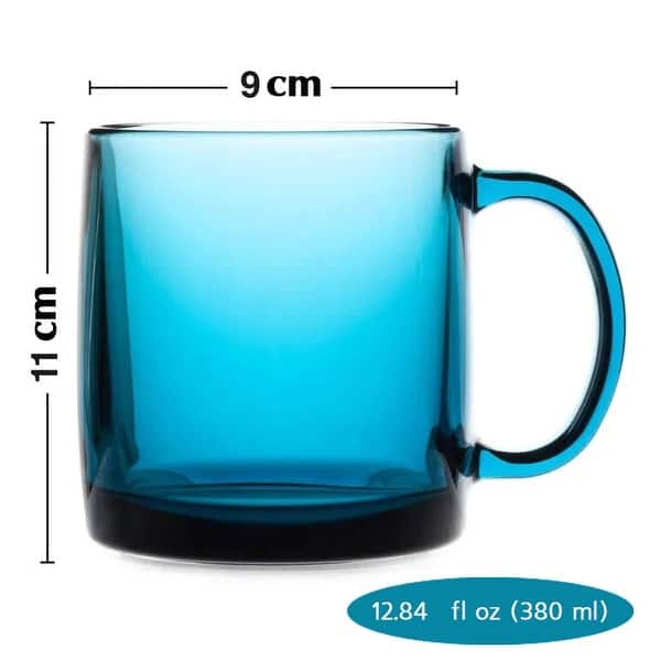 Luminarc 13 fl oz London Topaz Clear Glass Mug Bed Bath & Beyond
