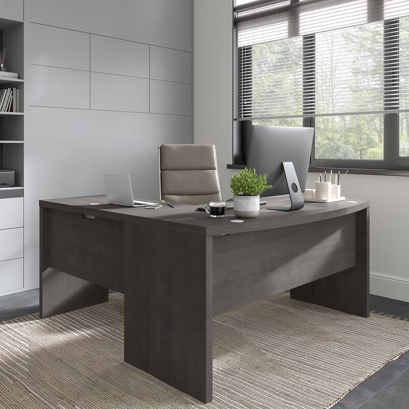 Echo L Shaped Bow Front Desk by Bush Business Furniture