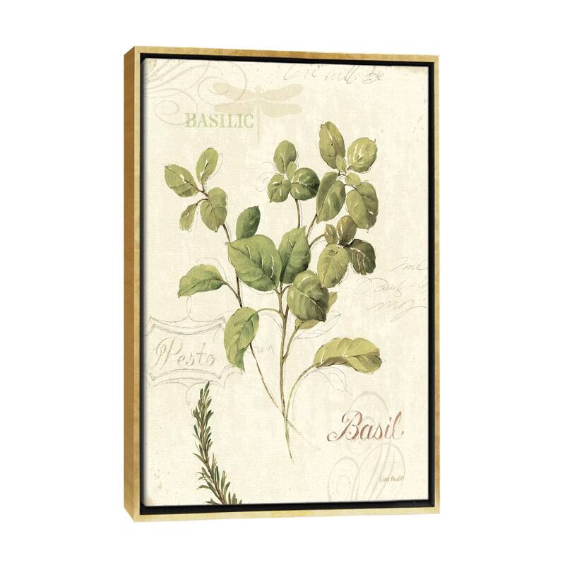 iCanvas "Aromatique III" by Lisa Audit Framed Canvas Print - Gold - 40x26