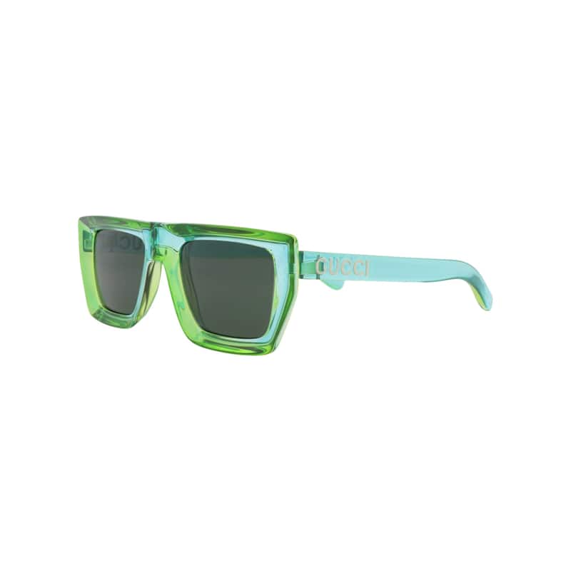 Gucci Square-Frame Injection Sunglasses