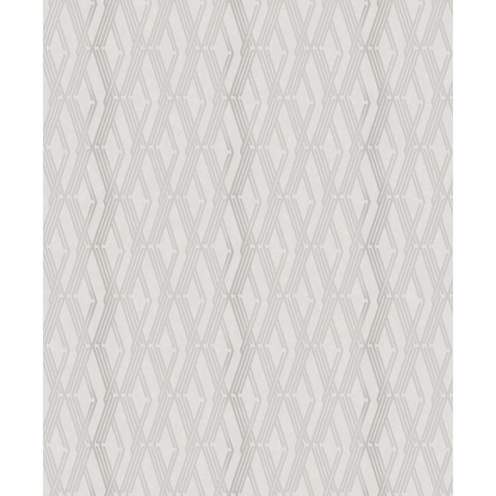 A-Street Prints Ushas Platinum Diamond Wallpaper