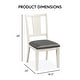 preview thumbnail 23 of 39, Furniture of America Chase Modern 7-Piece Extendable Solid Wood Dining Set