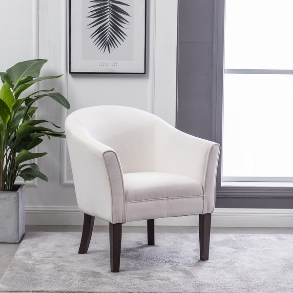 Barrel shop chair cream