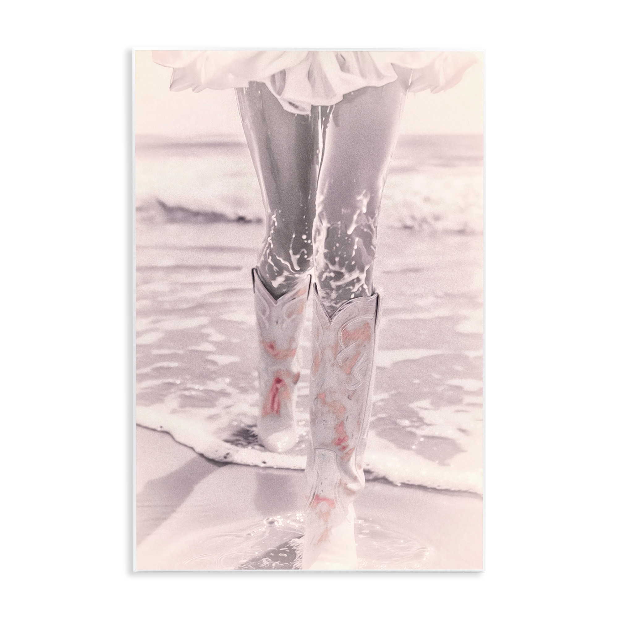 Stupell Cowgirl in the Sand Pink Wall Plaque Art Design By Sophie 6