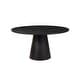preview thumbnail 1 of 3, Alpine Furniture Cove 59" Round Dining Table, Vintage Black