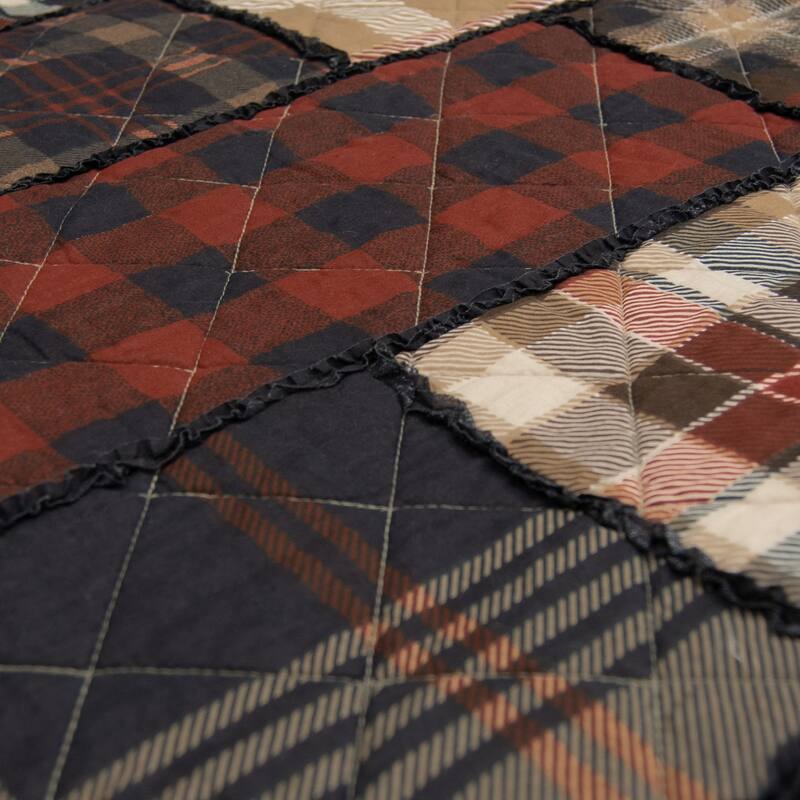 Donna Sharp LJ Plaid Cotton Throw