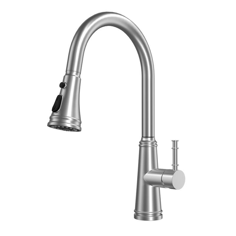 Single Lever Kitchen Sink Faucets with Pullout Sprayer