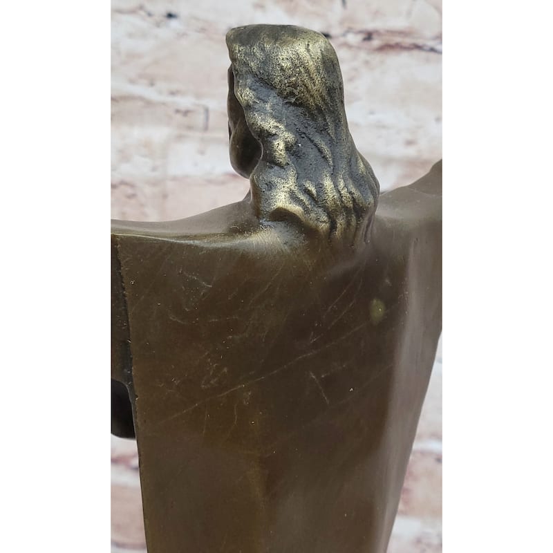 Jesus Christ The Redeemer Rio De Janeiro Brazil Statue Sculpture Figure Figurine 12 Inches X 8 Inches