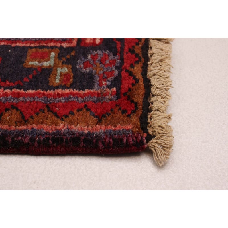 ECARPETGALLERY Hand-knotted Konya Anatolian Red Wool Rug - 3'4 x 10'5