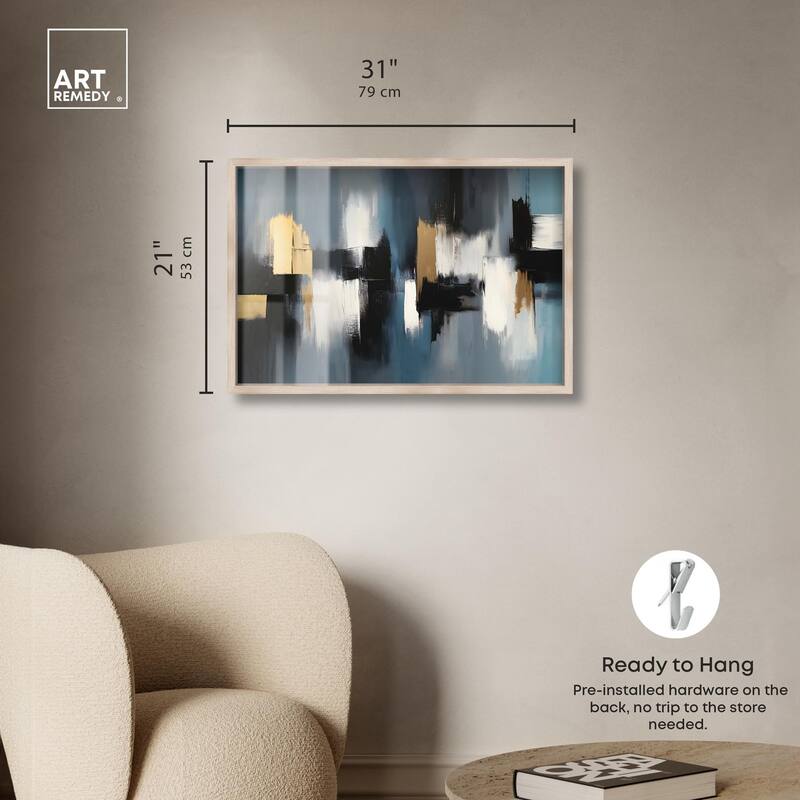 Within Blues Shadowbox by Art Remedy