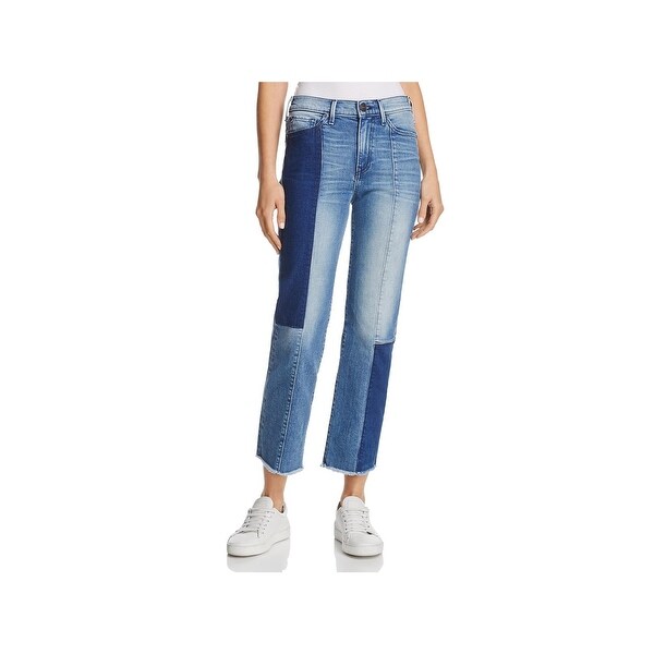 color block jeans womens