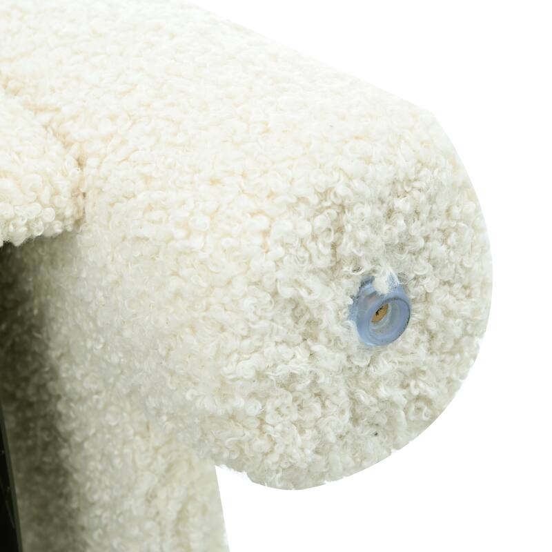 31.25" Push Back Recliner Armchair Upholstered Recliner Chair Single Sofa with Adjustable Backrest for Living Room, Light Grey