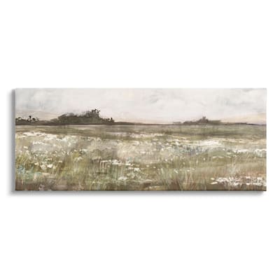 Stupell Rural Country Meadow Canvas Wall Art Design by Nina Blue