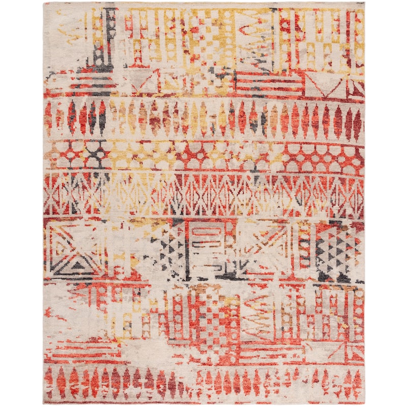 SAFAVIEH Hand-Knotted Samarkand Liviana Traditional Wool Rug