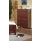 preview thumbnail 2 of 12, Contemporary Style,Chest of Drawers Plywood Pine Veneer for Bedroom,Furniture 5 drawers Tall chest