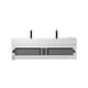preview thumbnail 62 of 117, Vegadeo Bath Vanity with One-Piece Composite Stone Sink Top