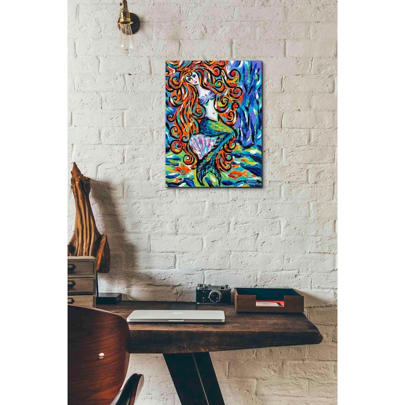 Epic Graffiti 'Ocean Friends III' by Carolee Vitaletti, Canvas Wall Art