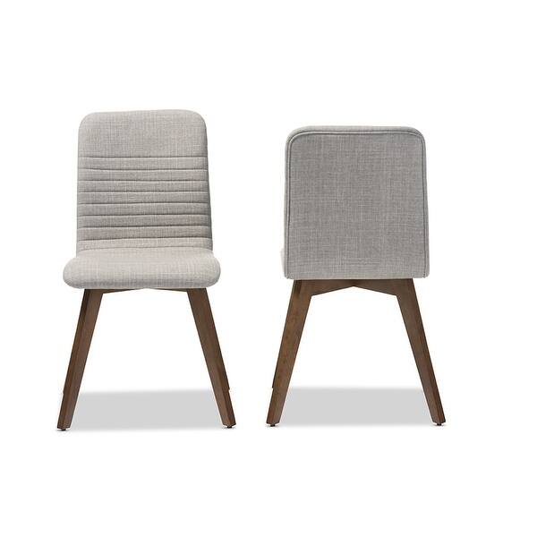 Shop Modern Scandinavian Style Light Grey Dining Chair 2pcs
