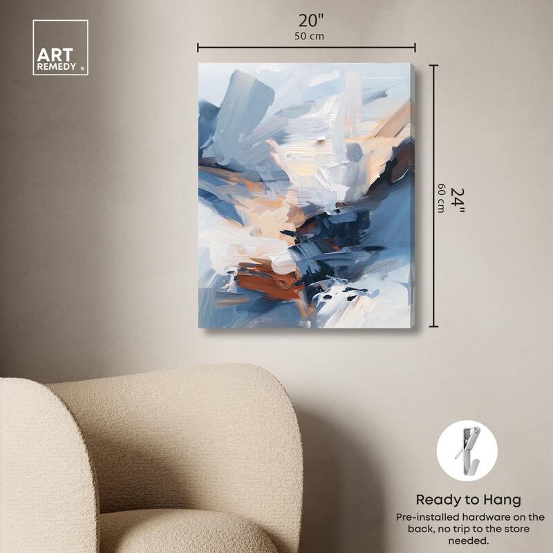 A Symphony in White I Canvas by Art Remedy, Gallery Wrapped