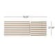 preview thumbnail 51 of 79, Salem Outdoor Cushion Set for Chaise Lounge - Cushions only (Set of 2) by Christopher Knight Home. - 79.25"L x 27.50"W x 1.50"H