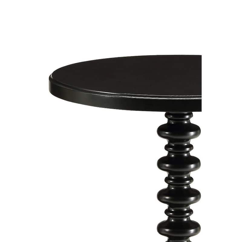 Astonishing Side Table With Round Top - 22 H x 17 W x 17 L Inches
