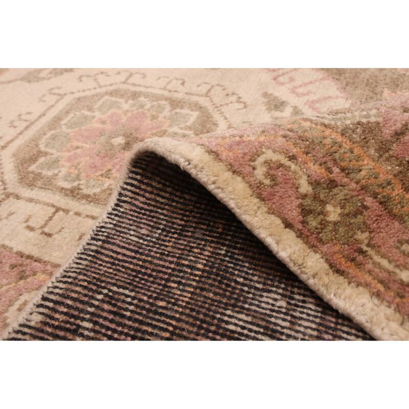 ECARPETGALLERY Hand-knotted Jules Serapi Light Khaki Wool Rug - 8'3 x 10'3