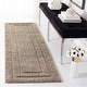 preview thumbnail 16 of 41, SAFAVIEH Florida Shag Carlinde Border 1.2-inch Thick Rug 2'3" x 10' Runner - Beige - Runner