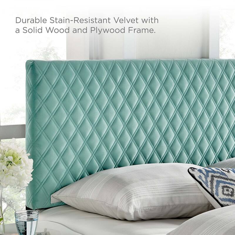 Garcelle Performance Velvet King Platform Bed