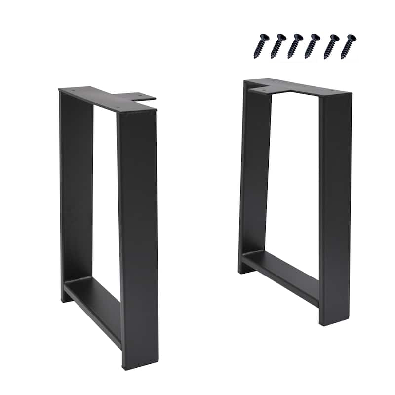 H Type Square Tube Heavy Duty Table Legs 16" Height Legs for Furniture