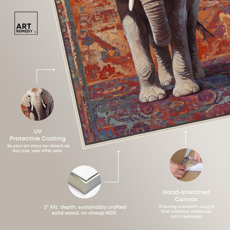 Elephant Archway Canvas by Art Remedy