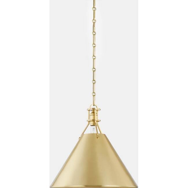 Hudson Valley Lighting Metal No. 2 Single Light 16" Wide Pendant