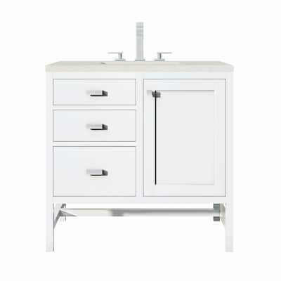 James Martin Vanities E444-V36-3LDL Addison 36" Single Basin Wood