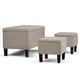 preview thumbnail 51 of 66, WYNDENHALL Lancaster 44 inch Wide Contemporary Rectangle Storage Ottoman